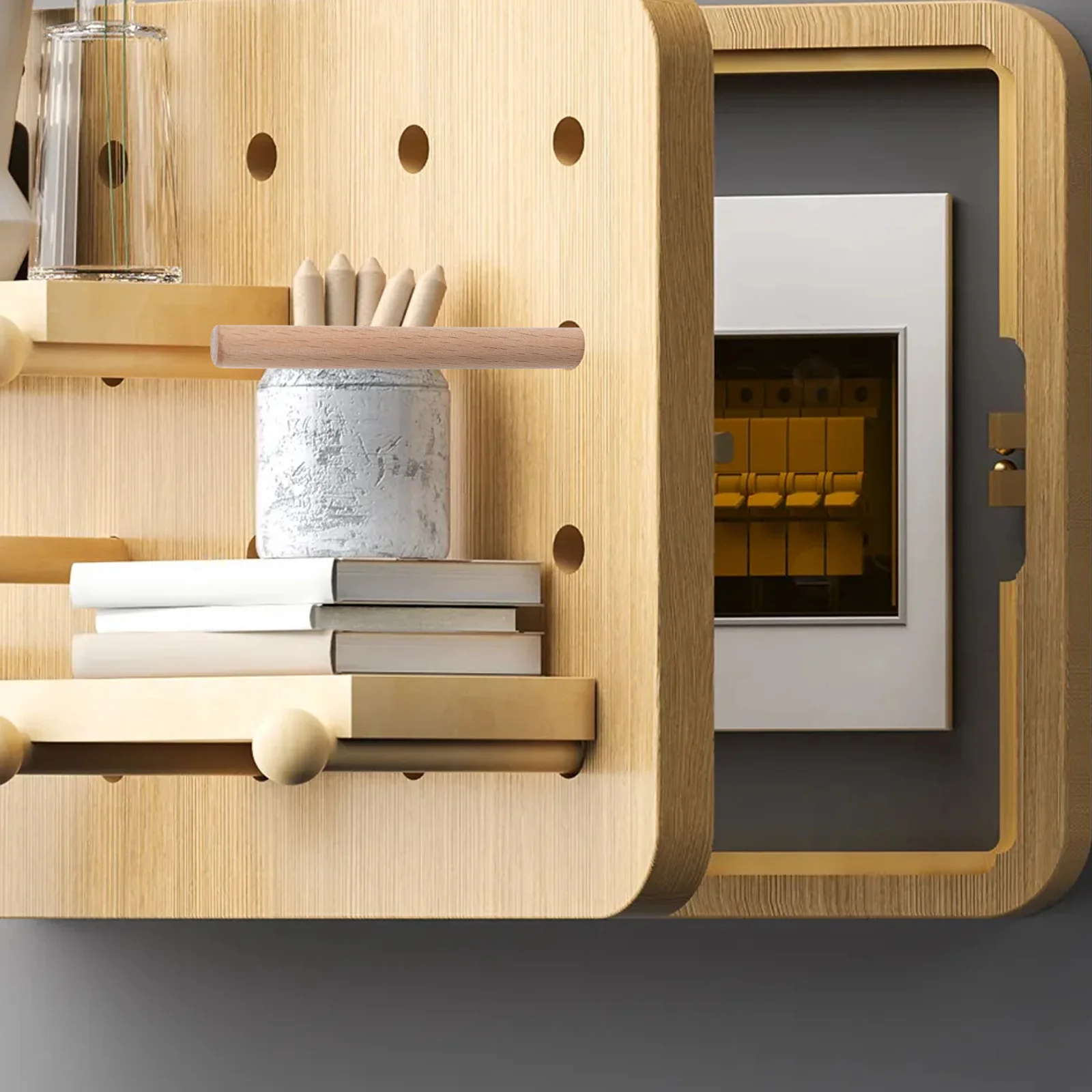 Деревянные крючки для перфорированной доски - Фотография_3