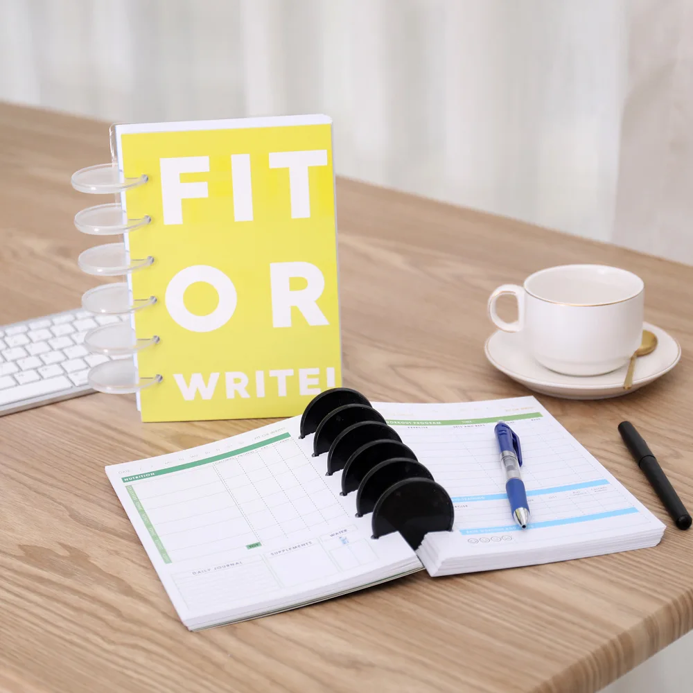 Пластиковые кольца для блокнота с отверстием в форме гриба