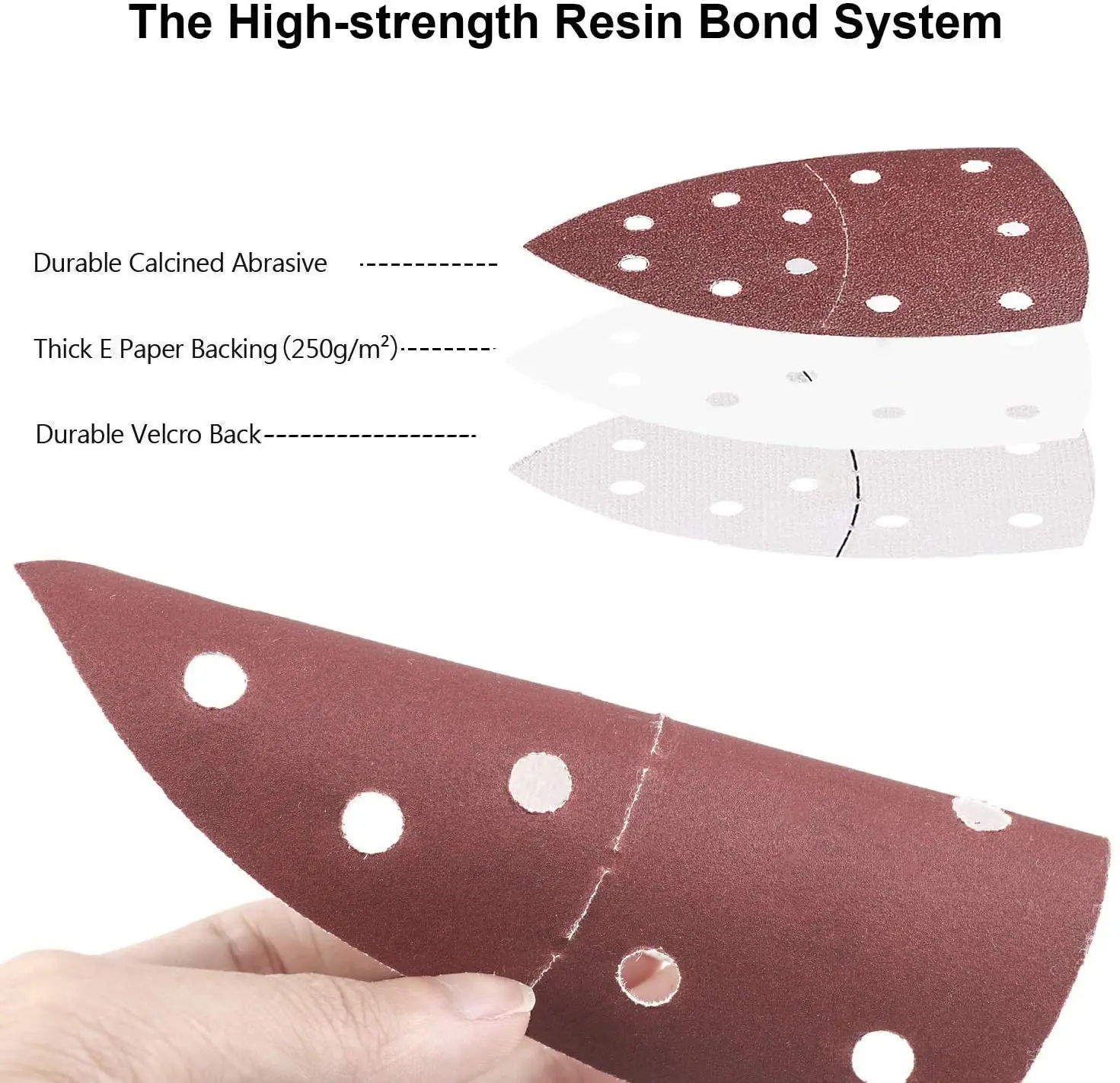 Шт набор наждачной бумаги для мыши размером 105 * 150 мм - Фотография_3