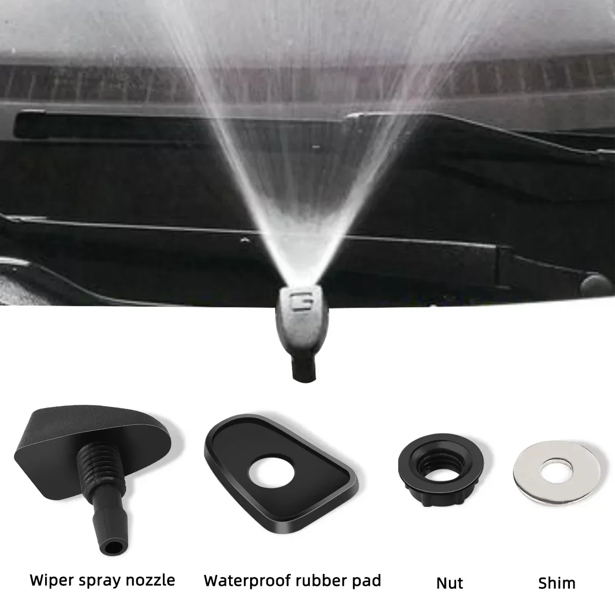 Универсальная насадка для омывателя лобового стекла 1/2/3/4 м - Фотография_5