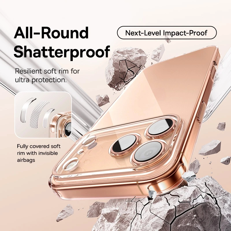 Прозрачный чехол baseus из тпу для iphone 17 - Фотография_4