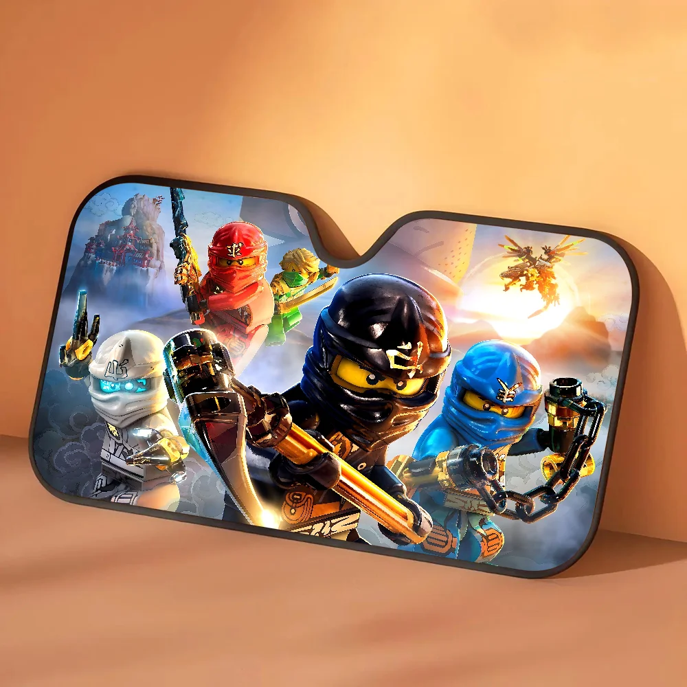 Солнцезащитный козырек на лобовое стекло с рисунком n-ninjago - Фотография_3