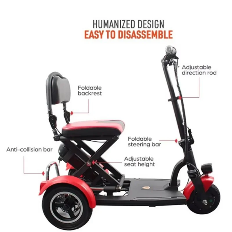 Трехколесный электрический грузовой самокат - Фотография_3