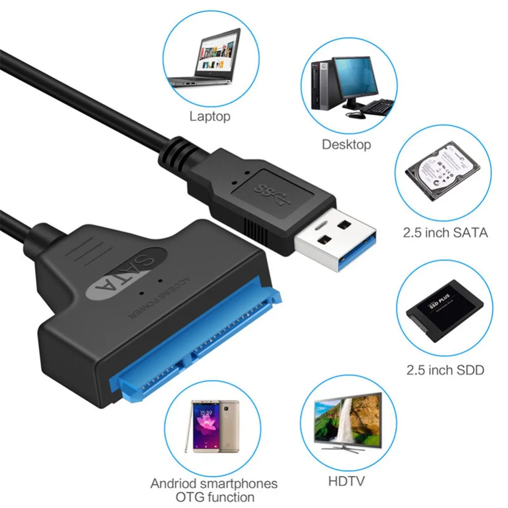 Адаптер sata to usb 3.0 на 6 гбит/с для 2 - Фотография_3
