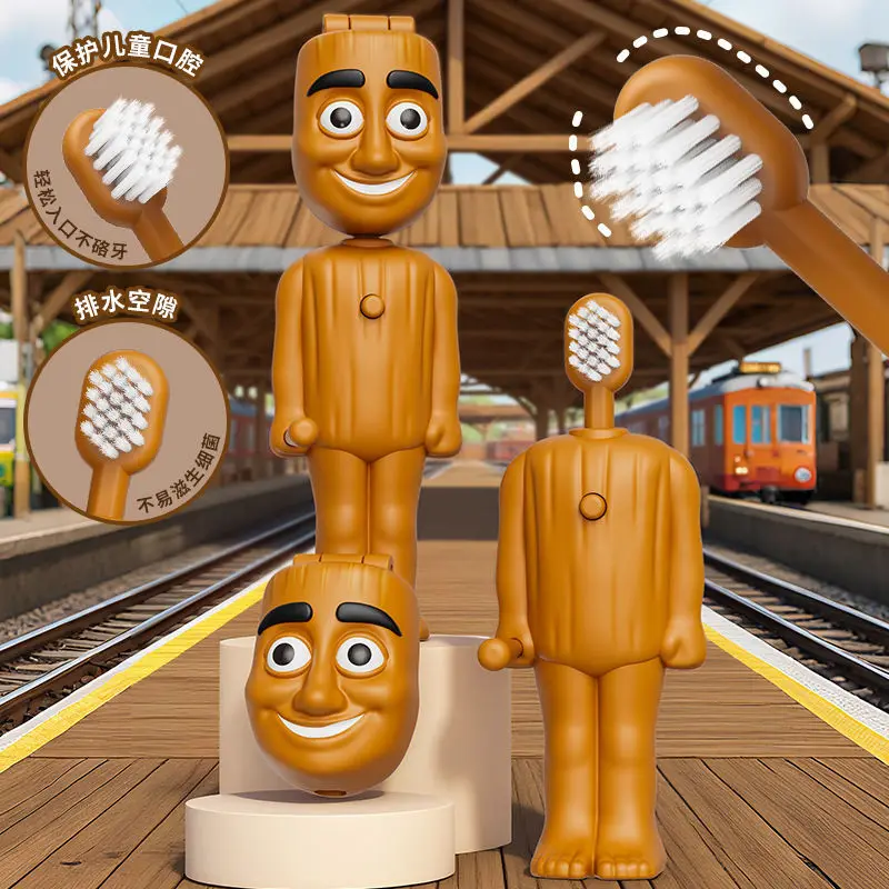 Студенческая зубная щетка ai italian brainrot tung - Фотография_2