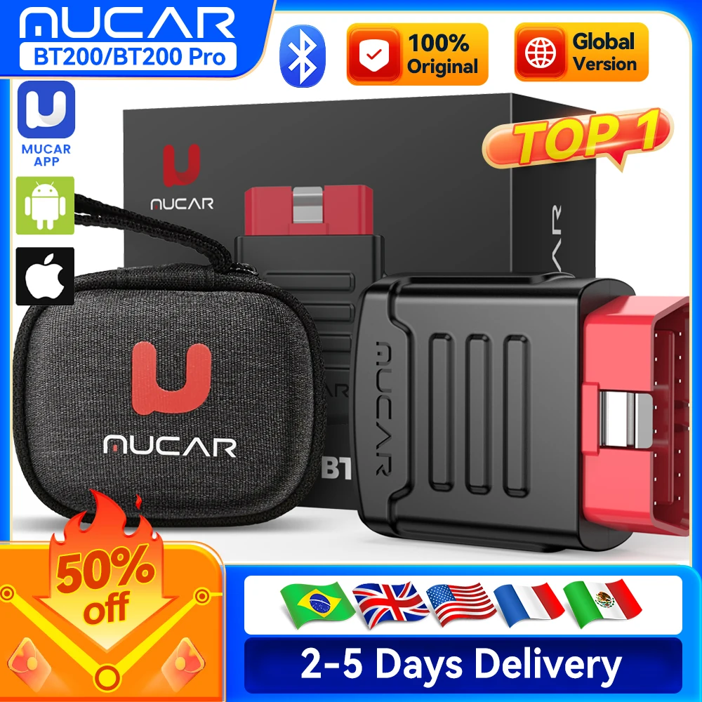 Pro obd2 сканер диагностический инструмент bluetooth