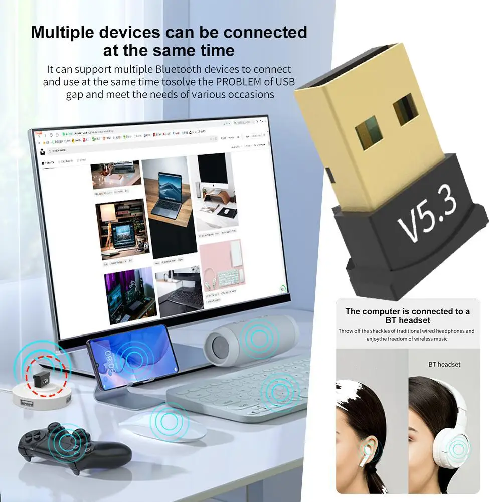 Беспроводной usb-адаптер bluetooth 5 - Фотография_3