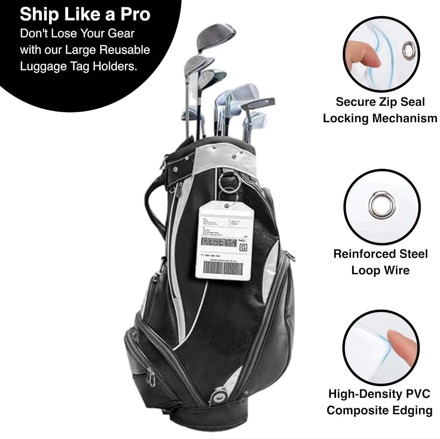 Багажная бирка для сумки для гольфа - Фотография_2