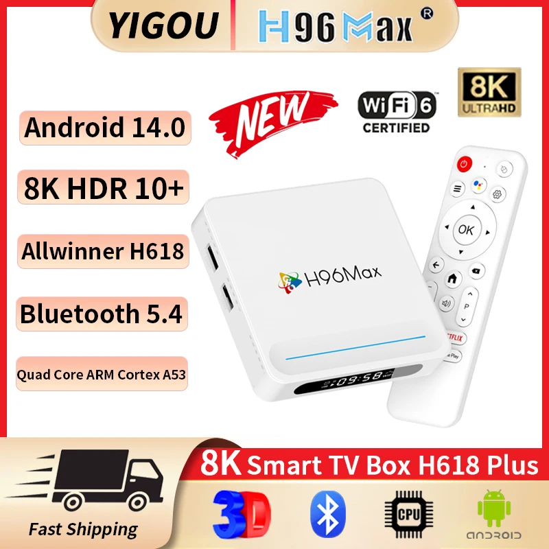 H96 max h618 plus android 14