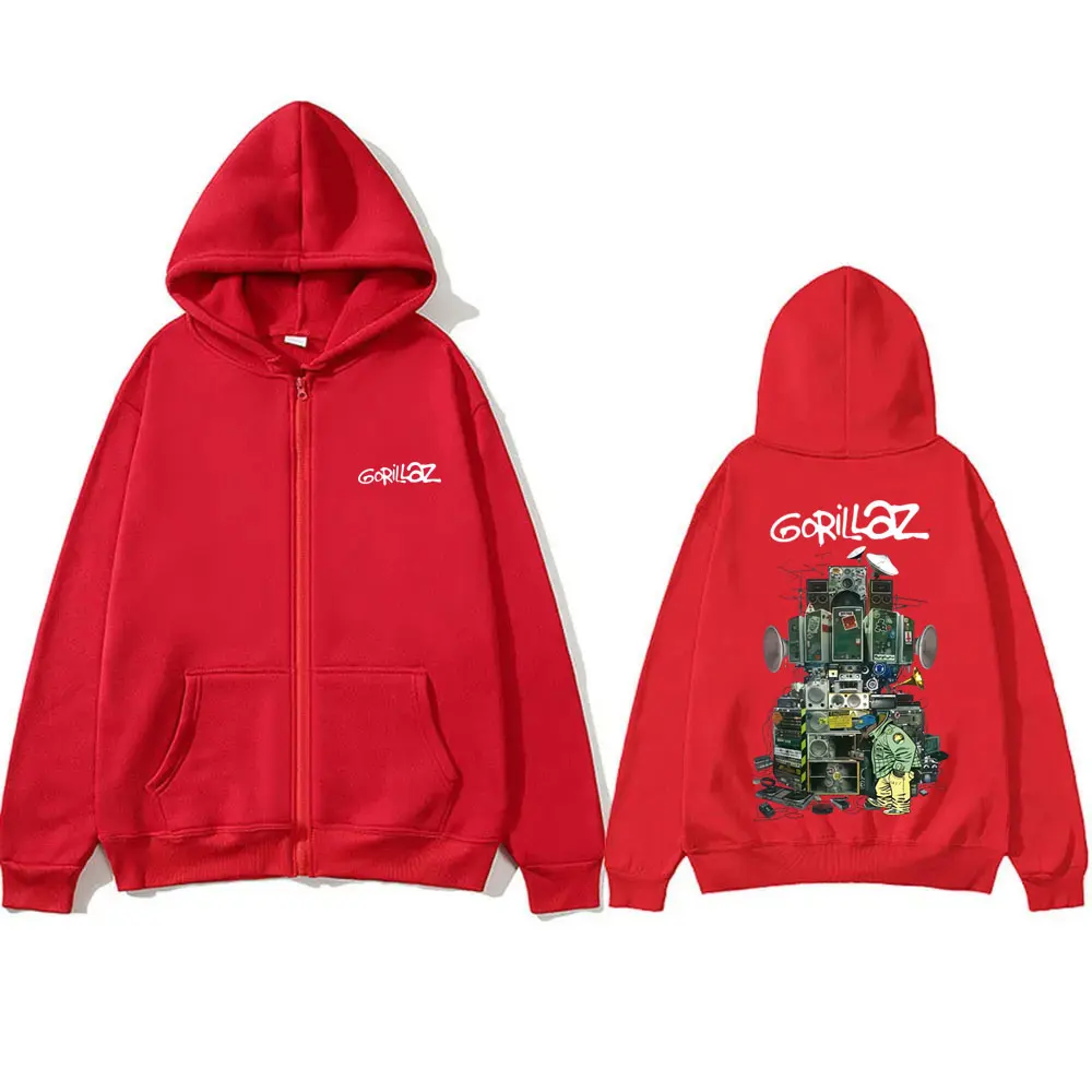 Gorillaz толстовка на молнии с - Фотография_4