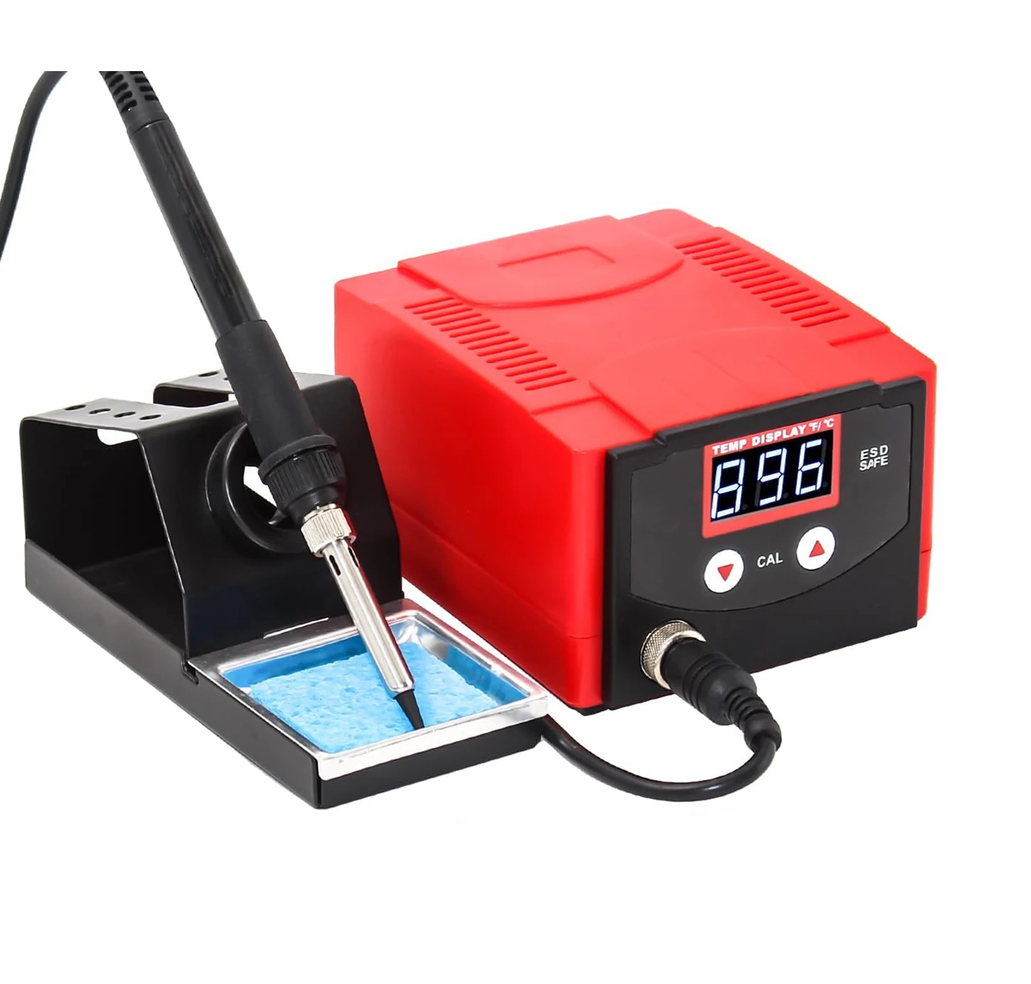938d 70w digital soldering iron station kit with precision heat control