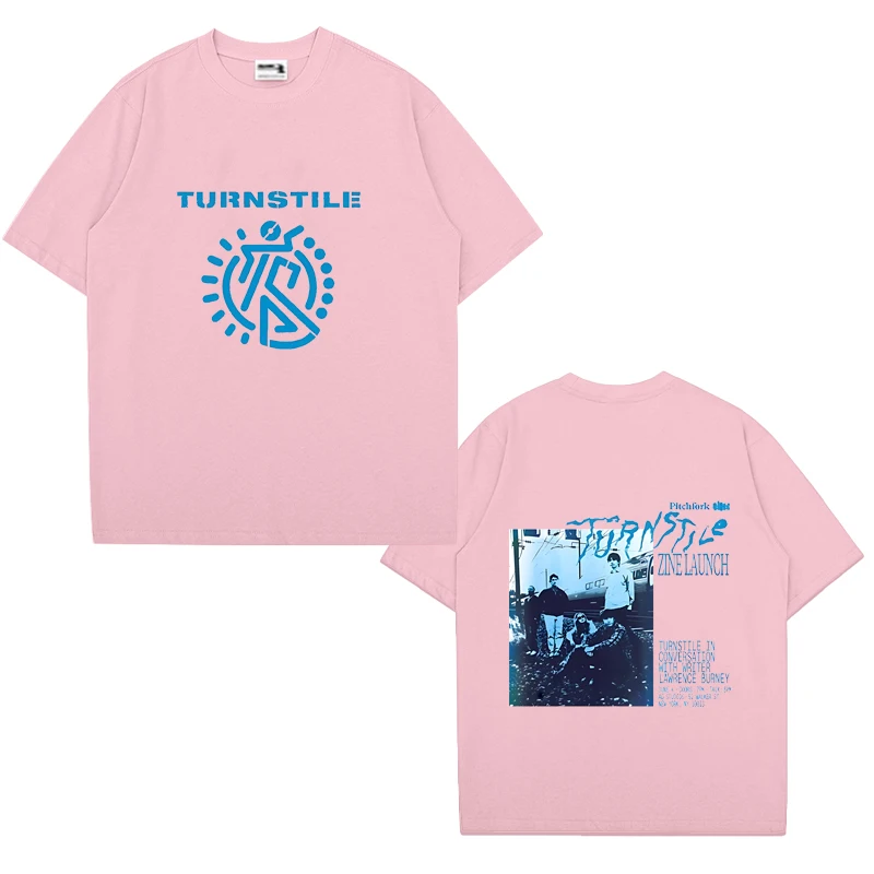 Года, футболки с короткими рукавами и графическим принтом turnstile tour - Фотография_5