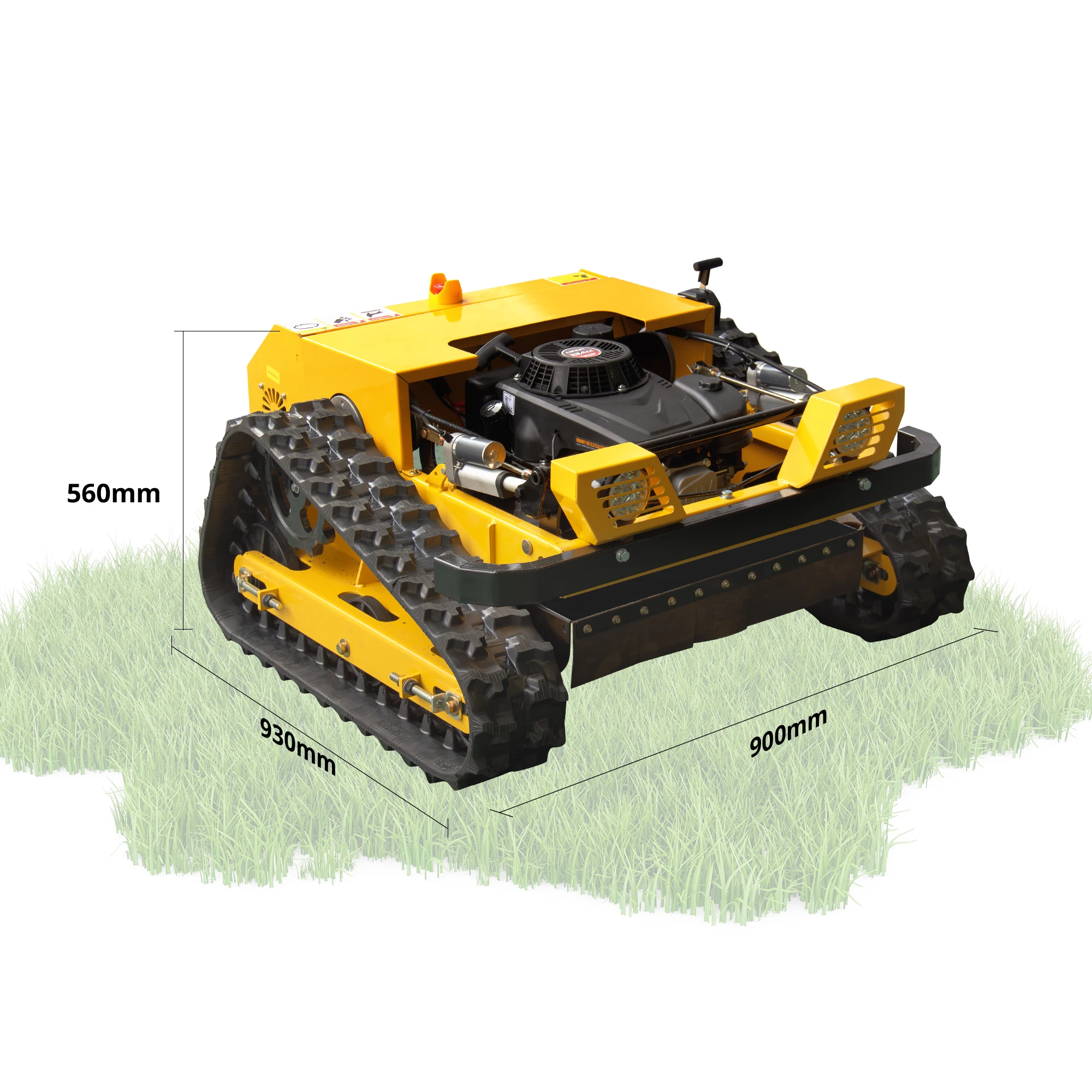Беспроводная электрическая газонокосилка с дистанционным управлением - Фотография_4