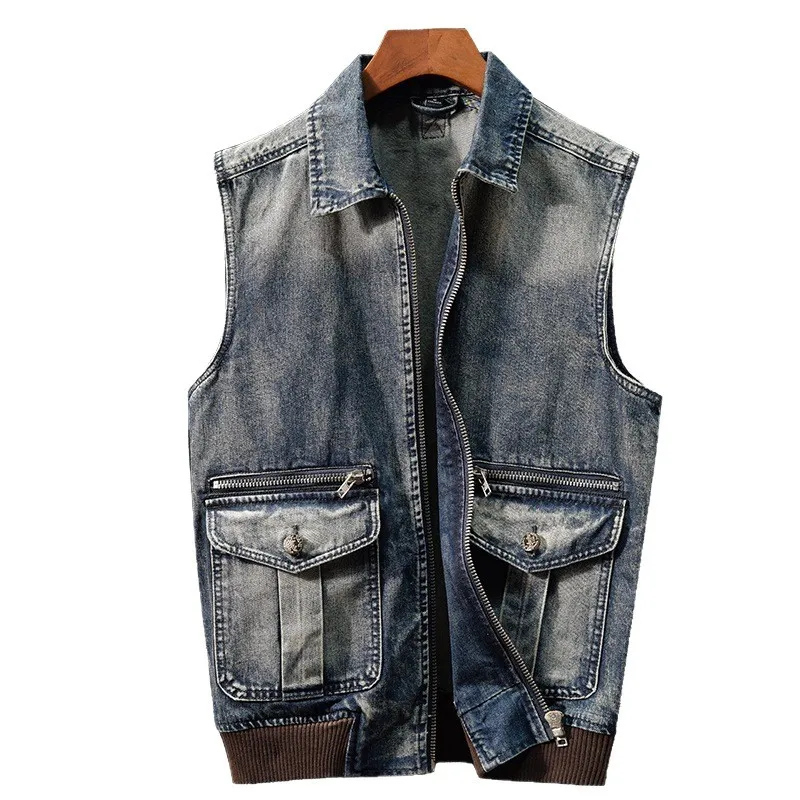 Осенний модный молодежный ностальгический жилет в стиле ретро - Фотография_5