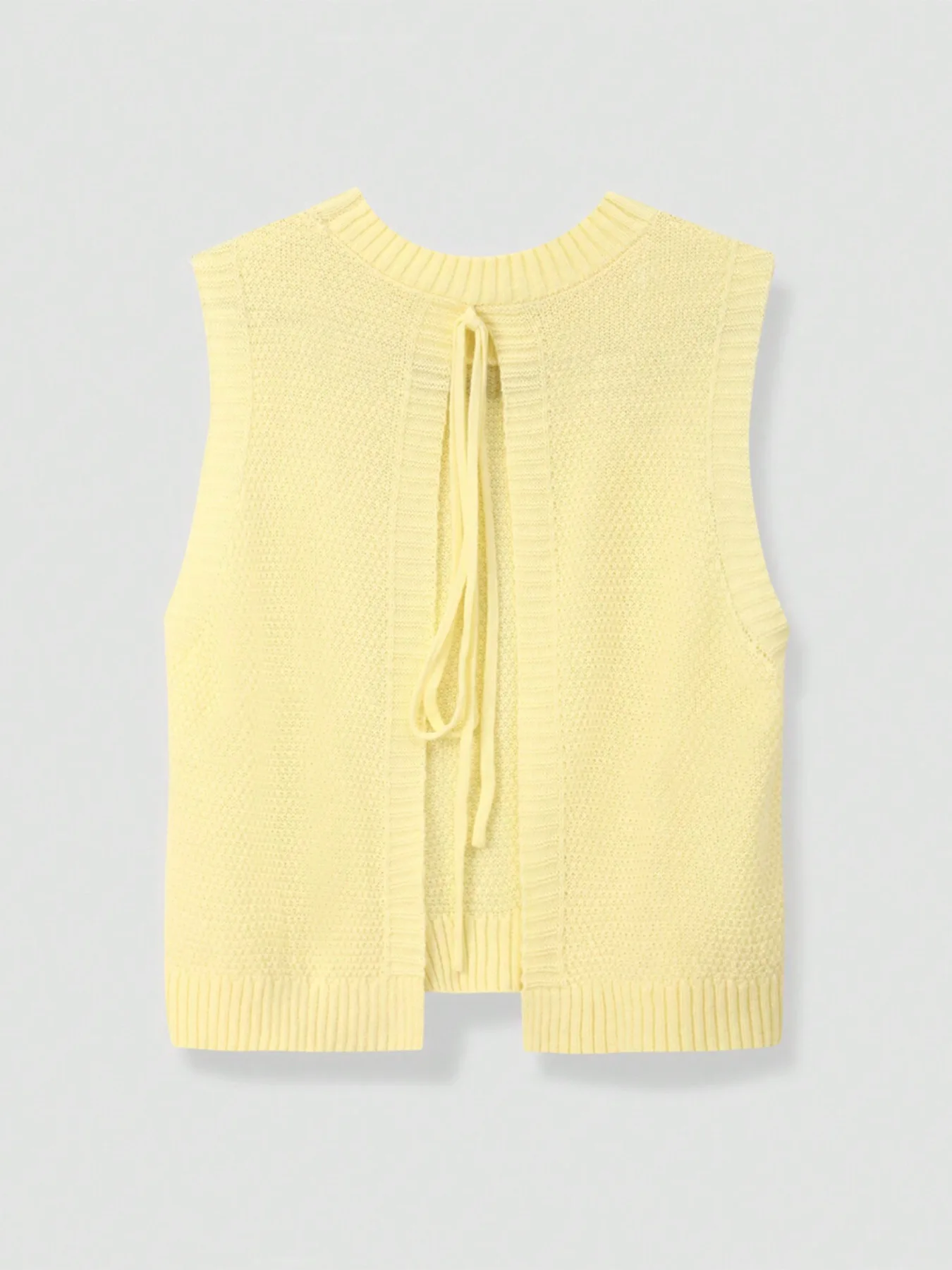 Женский вязаный сексуальный жилет - Фотография_3