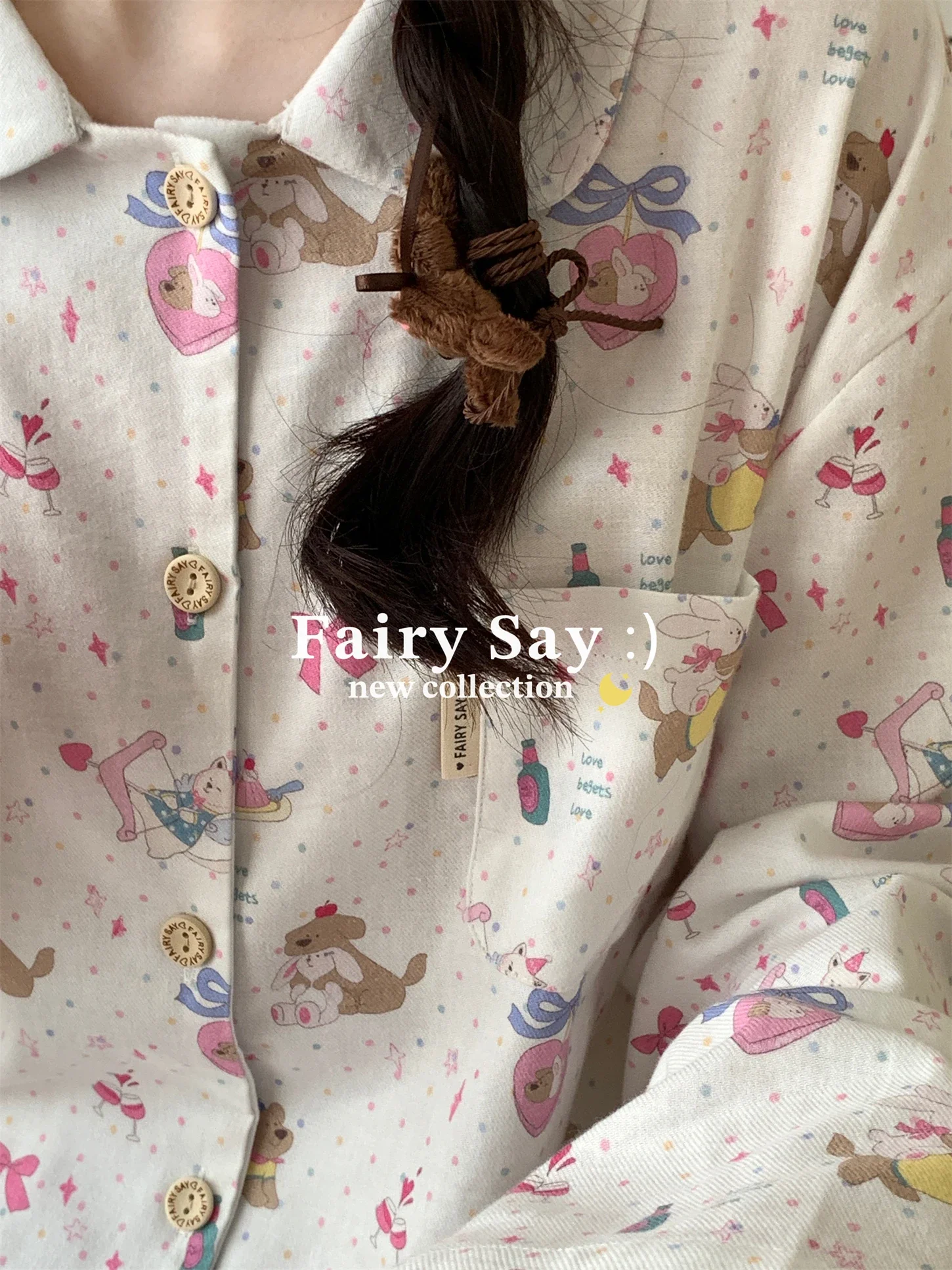 Cotton sweet loungewear korean - Фотография_6