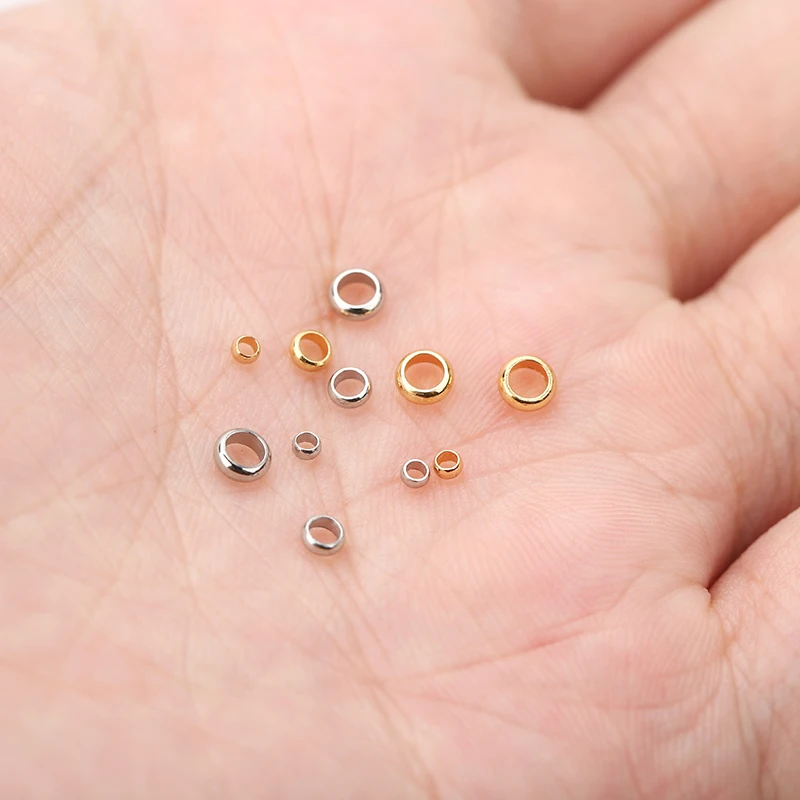 Обжимные бусины из нержавеющей стали pvd никогда не выцветают - Фотография_5