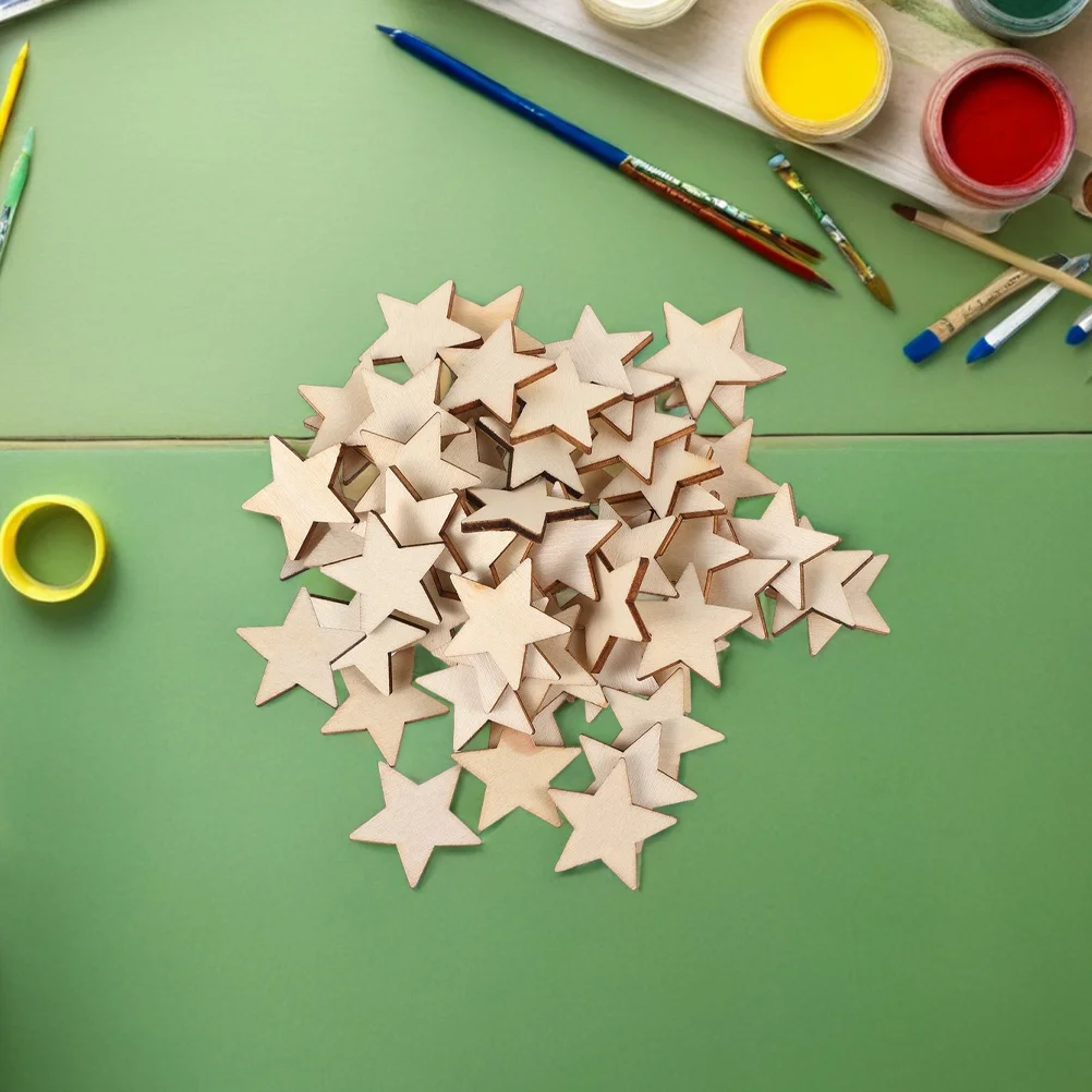 Пустые деревянные звезды незавершенные - Фотография_4