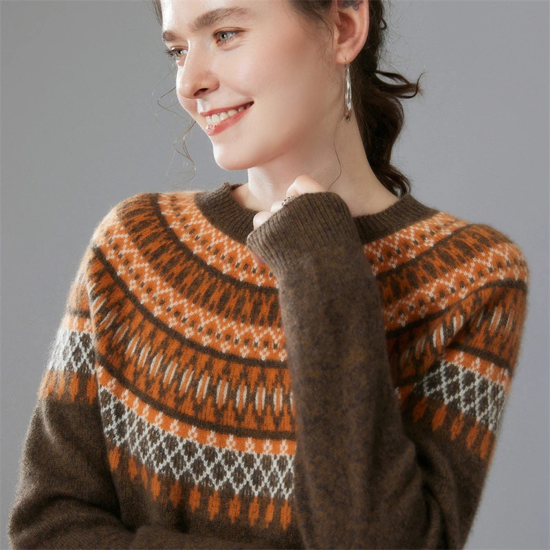 Женский свитер из 100% козьего - Фотография_6