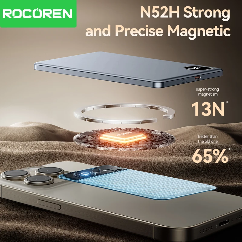 Rocoren 10000 мач магнитный powerbank - Фотография_2