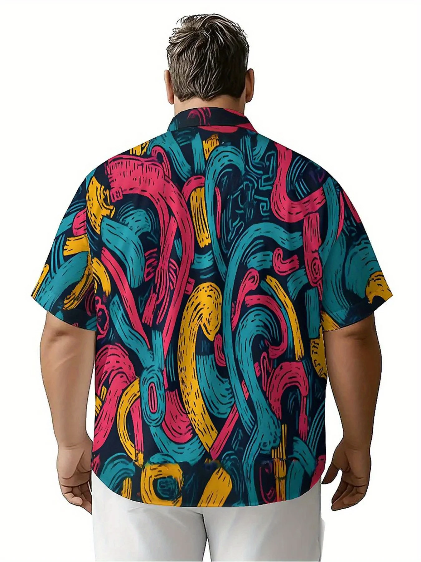 Мужские гавайские рубашки больших - Фотография_4