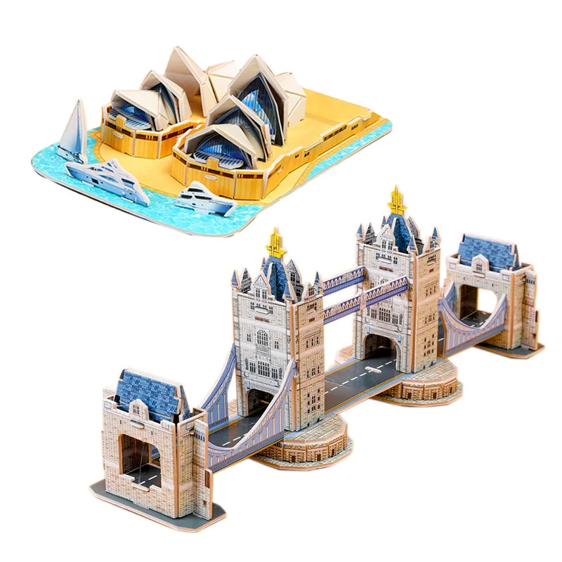 3d картонные головоломки