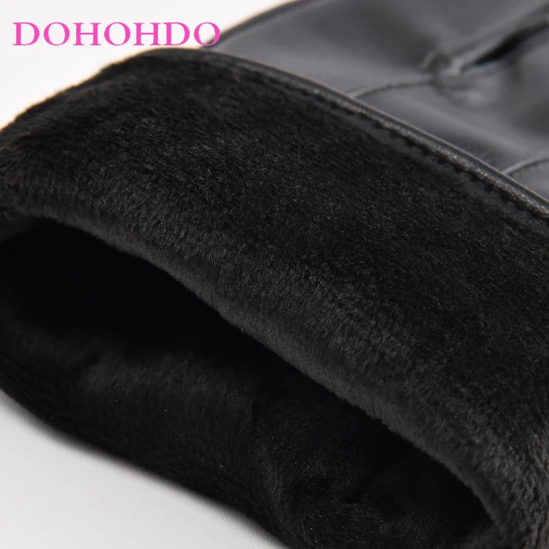 Кожаные перчатки с сенсорным экраном - Фотография_4