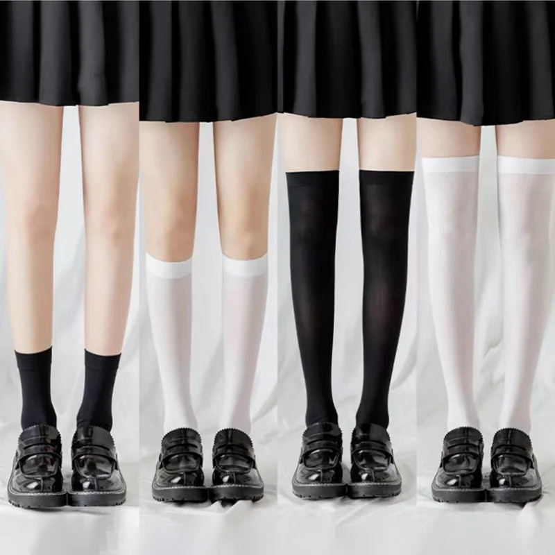 Однотонные бархатные носки jk - Фотография_6