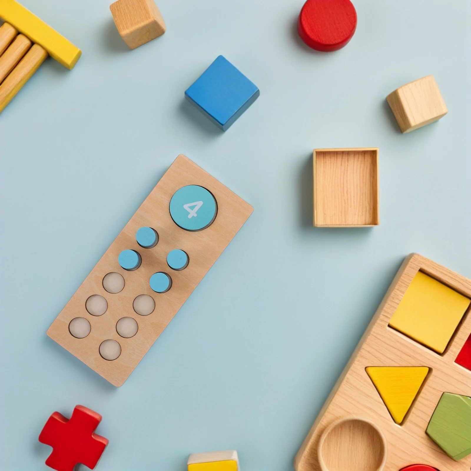 1 комплект, детский инструмент для обучения математике - Фотография_2