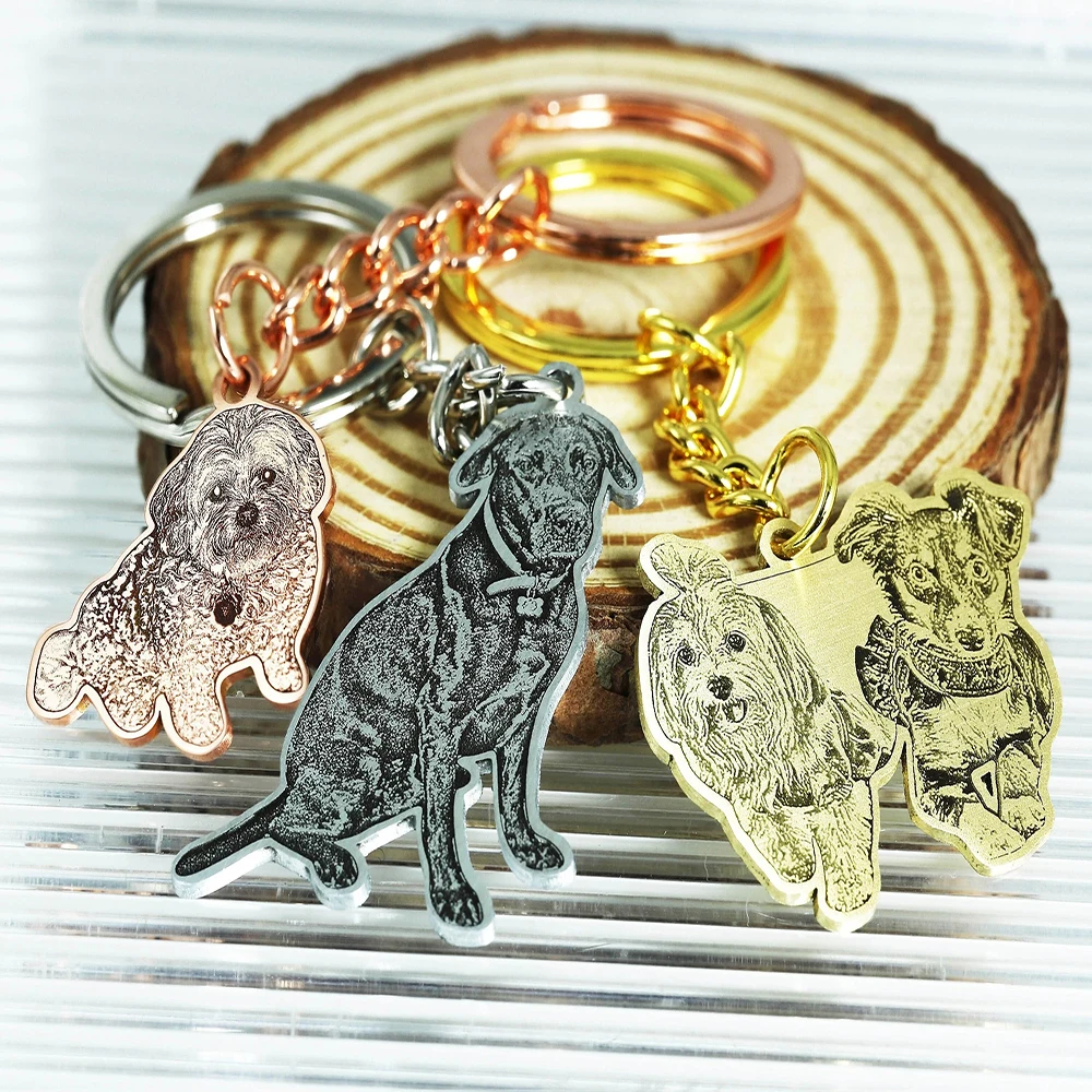 Брелок dhqh с фотографией собаки