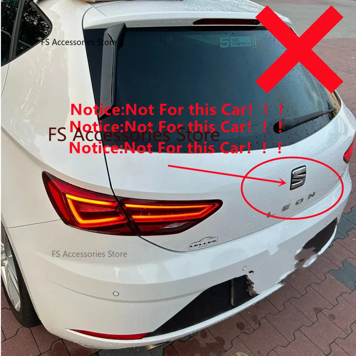 Спойлер для отделки окна автомобиля для seat leon 5f fr mk3 mk3 - Фотография_2