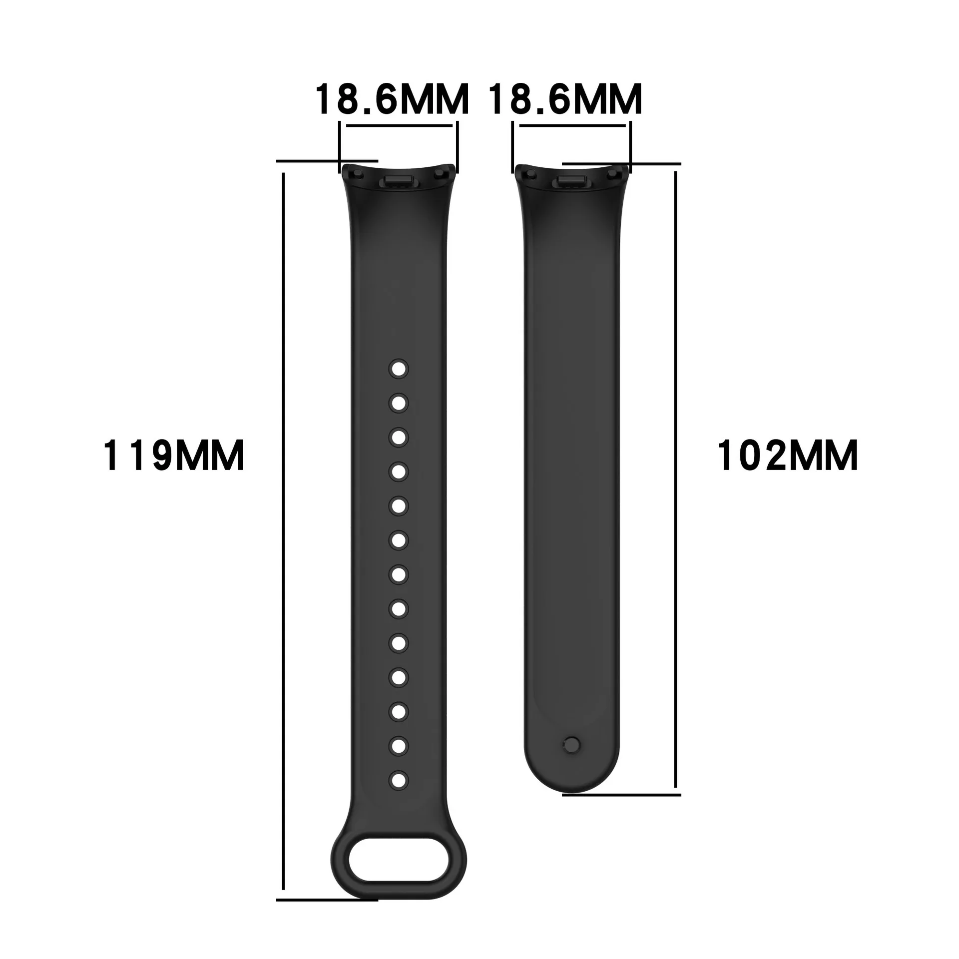 Силиконовый ремешок для xiaomi mi band 10 9 8 - Фотография_4