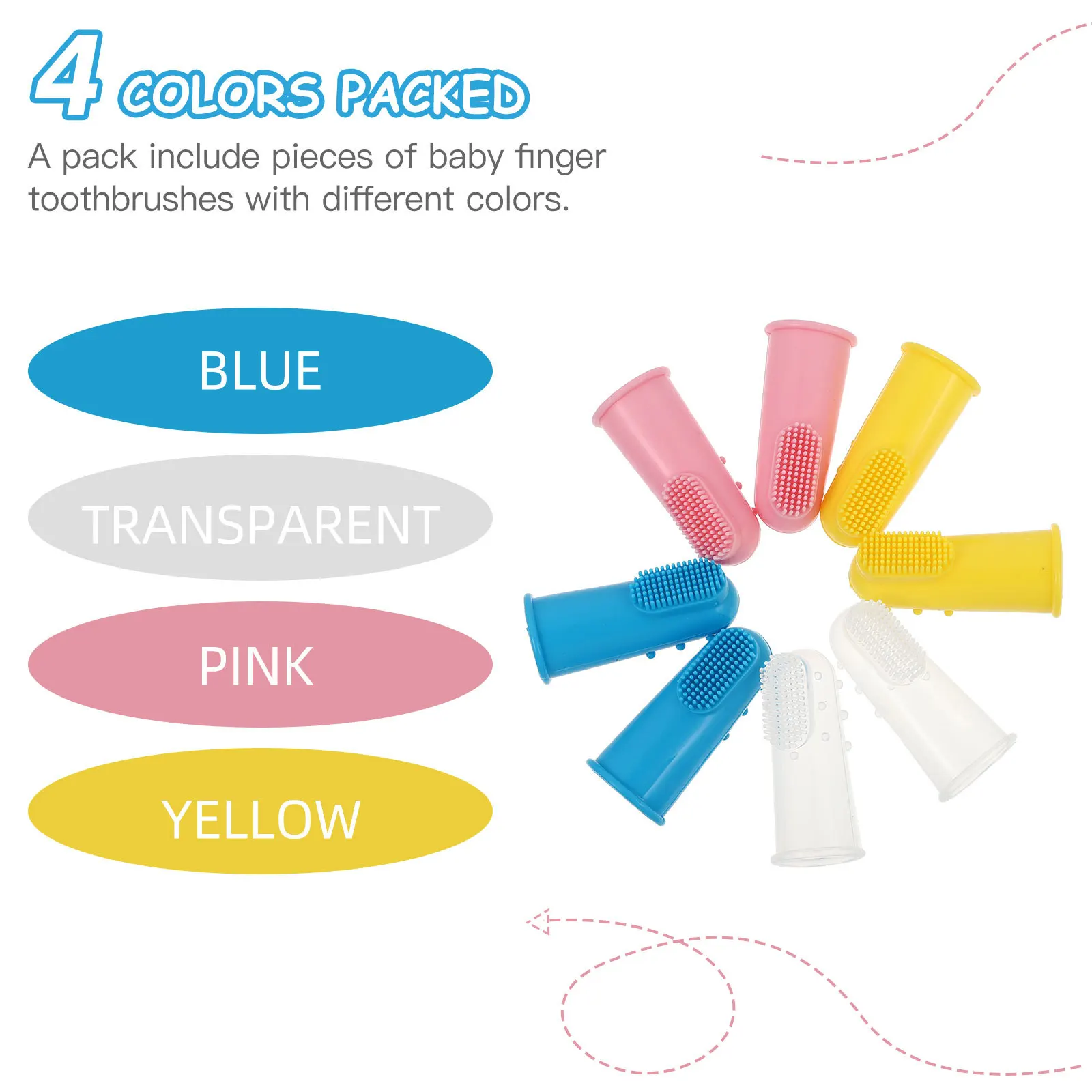 Зубная щетка на палец для малышей - Фотография_5