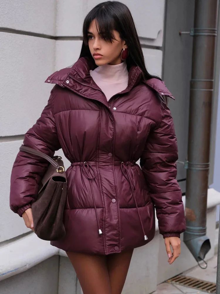 Женское короткое парковое пальто