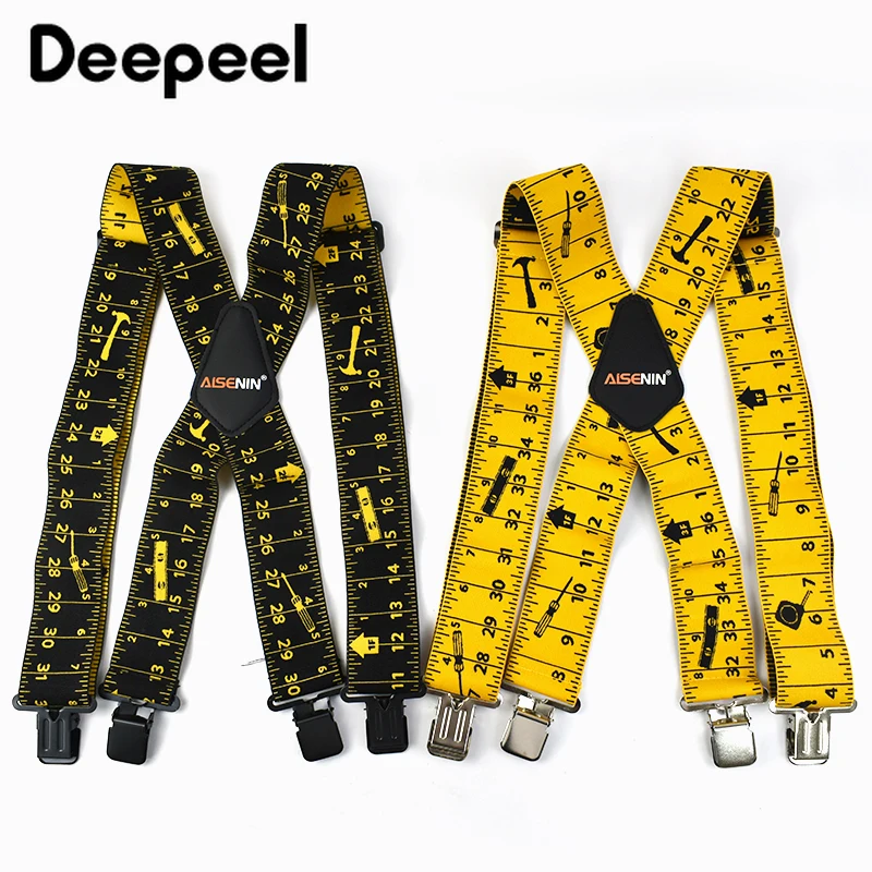 Deepeel, расширенные 5 см подтяжки для взрослых и мужчин x-типа