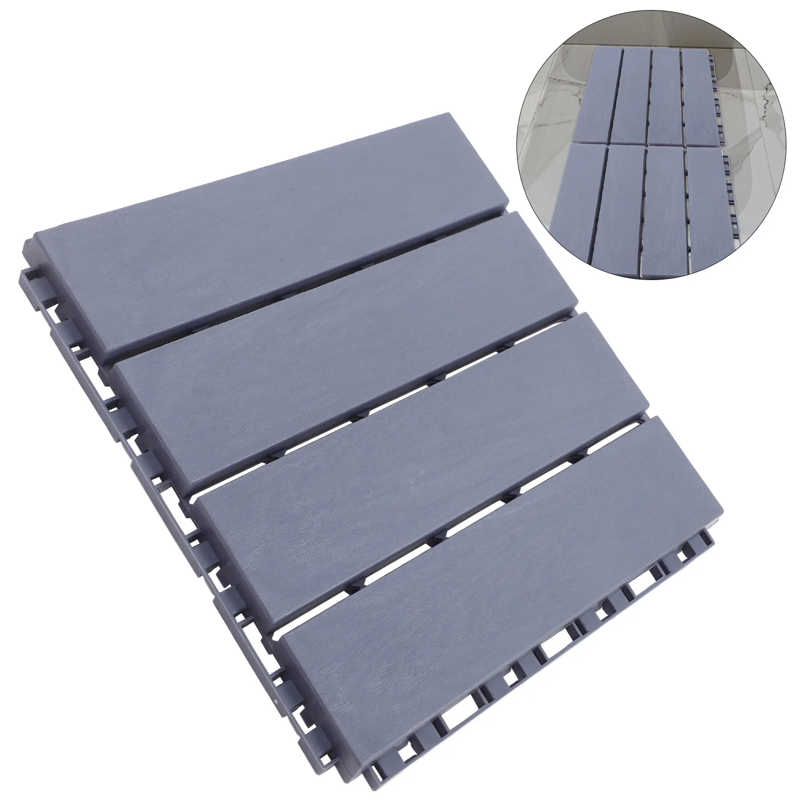 Пластиковые напольные плитки для улицы - Фотография_6