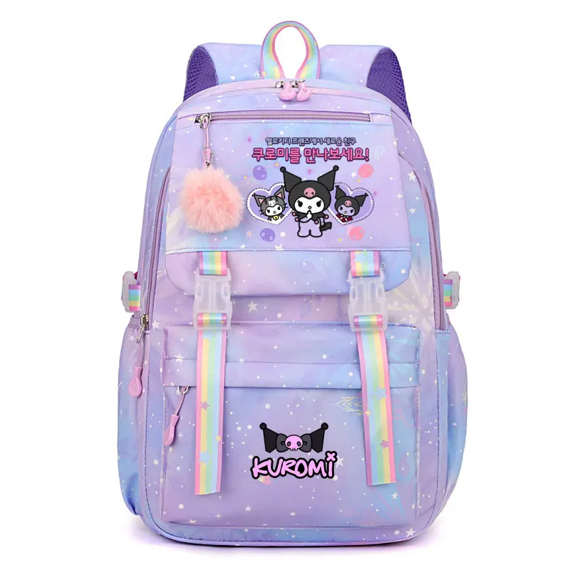 Вместительный водонепроницаемый рюкзак mochila kuromi melody