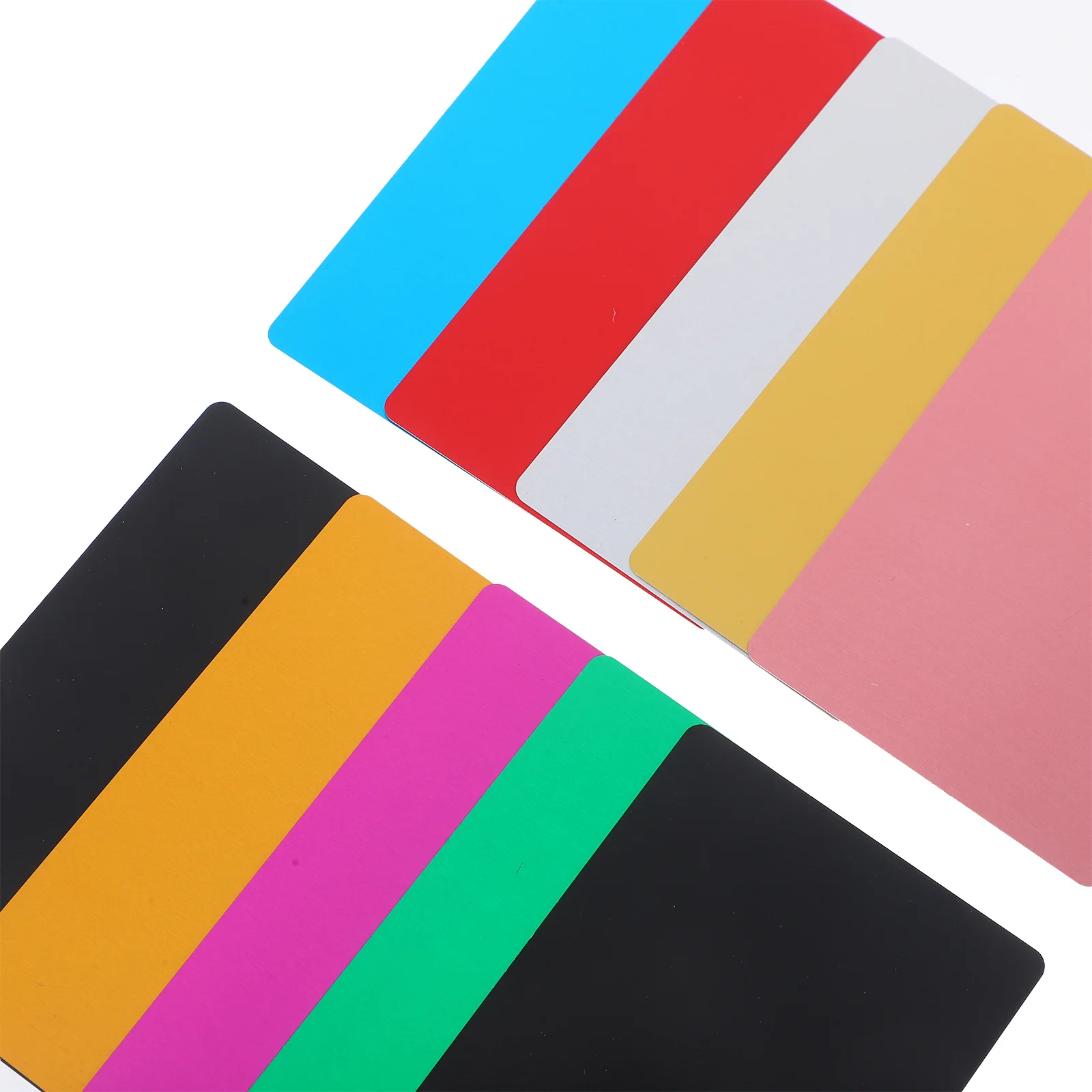 Пустые алюминиевые визитные карточки