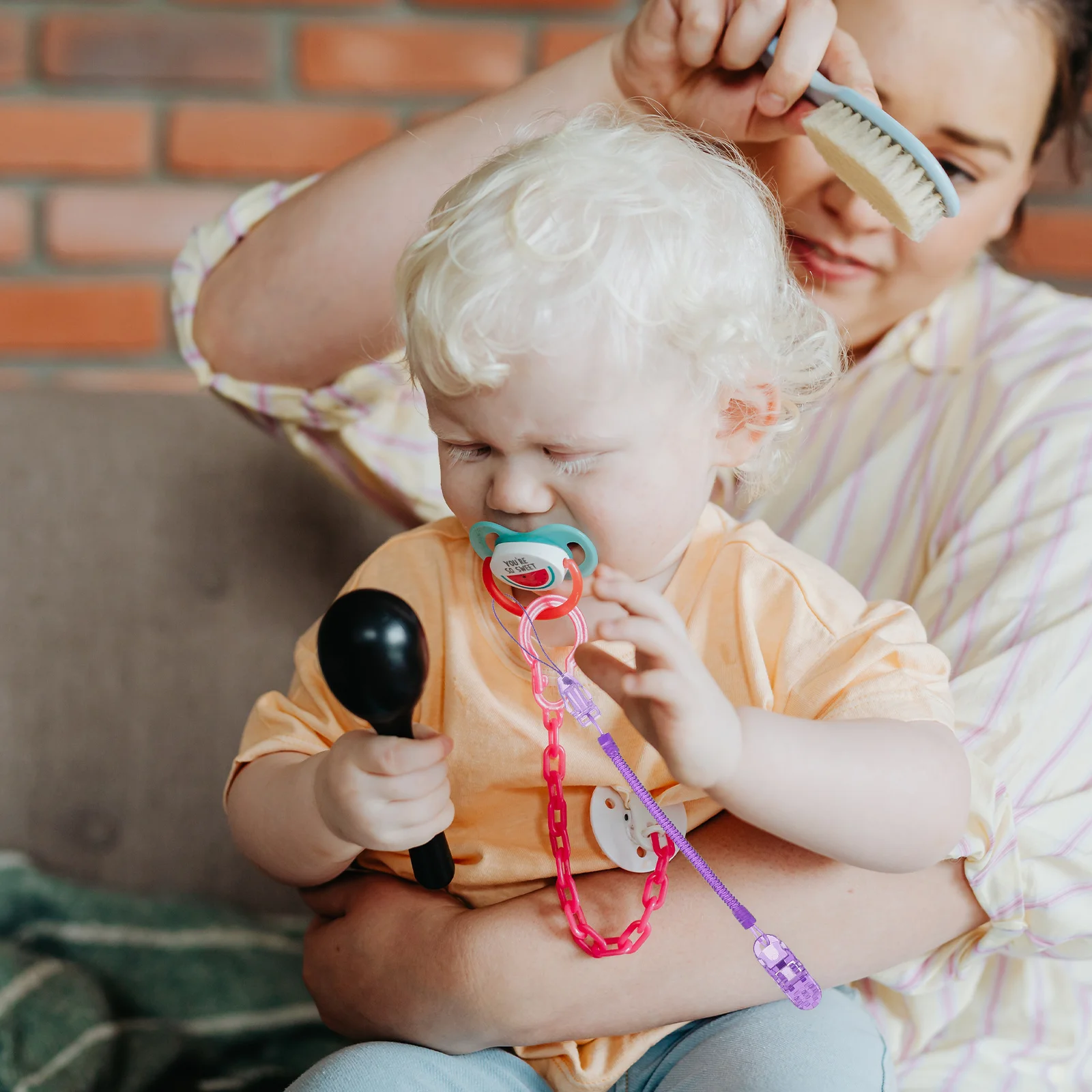 Силиконовые зажимы для детской соски - Фотография_3