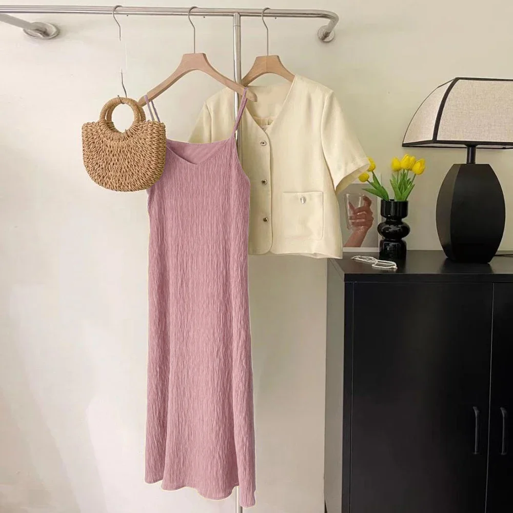 Женское винтажное платье без рукавов - Фотография_2