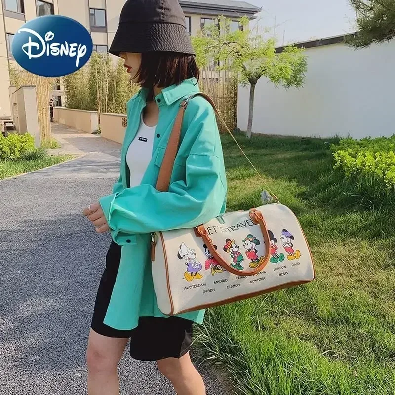 Холщовая дорожная сумка disney для женщин и девочек - Фотография_4