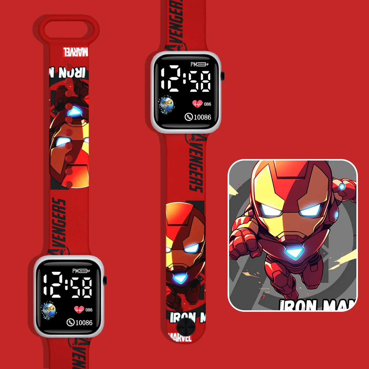 Новые детские часы с рисунком человека-паука для девочек - Фотография_4