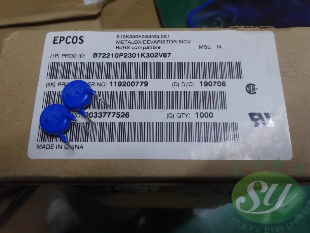 Варистор epcos s10k300k1 s10k300 - Фотография_6