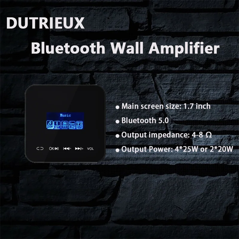 Настенный bluetooth-усилитель для умного дома