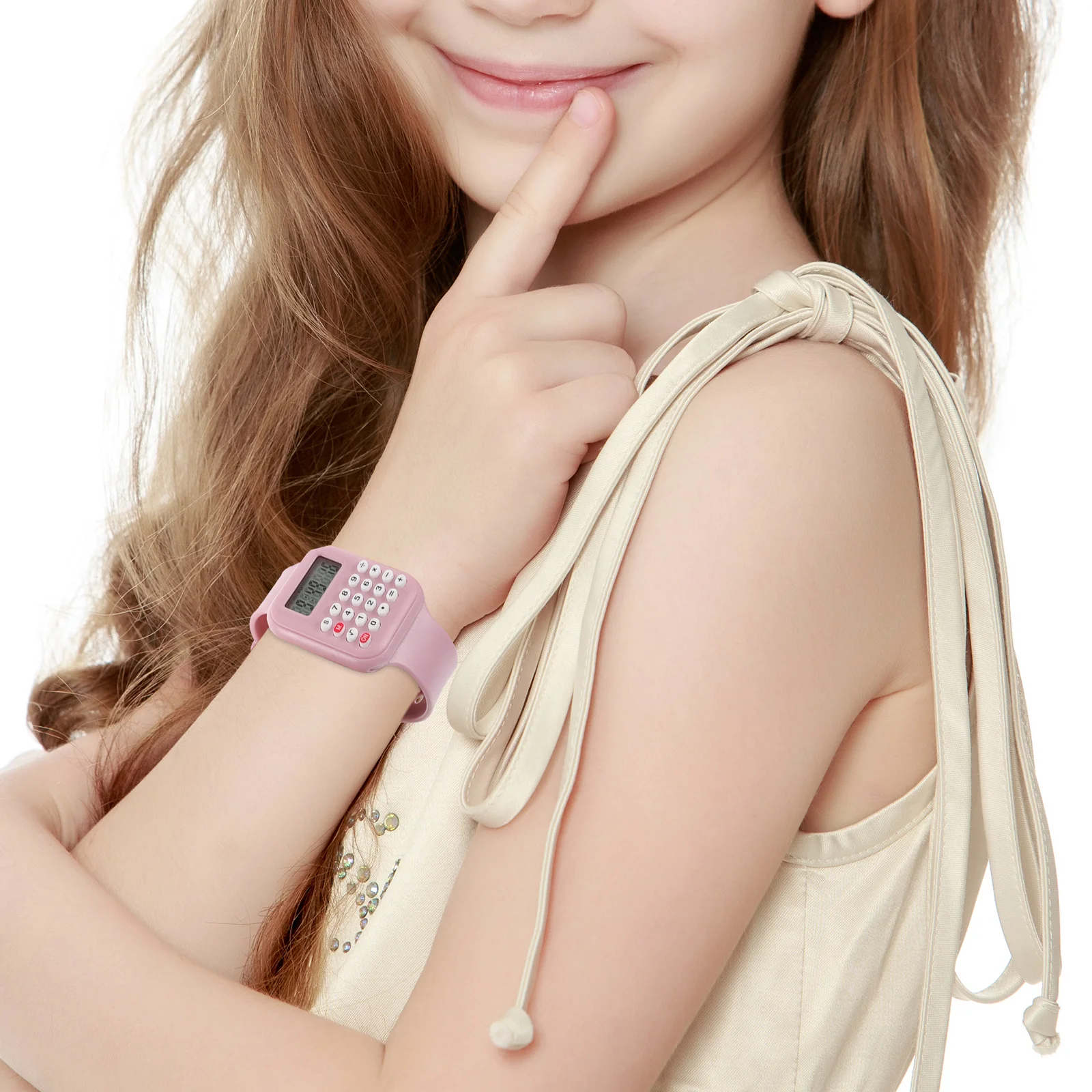 Часы-калькулятор для мини-портативного электронного счетного инструмента - Фотография_4