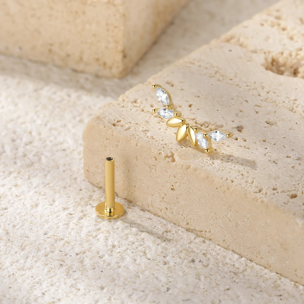 Серьги-гвоздики aide из стерлингового серебра 925 пробы - Фотография_5