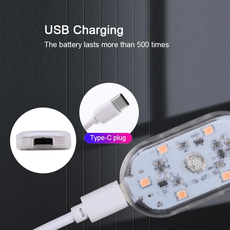 Мини-usb типа c, зарядка, светодиодный - Фотография_4