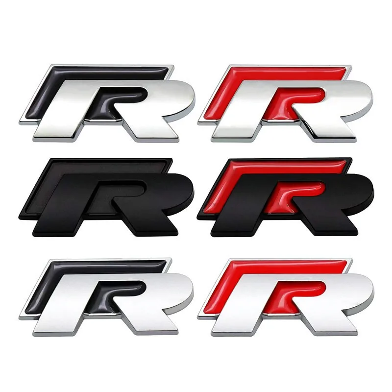 3d металлическая наклейка с логотипом r - Фотография_5