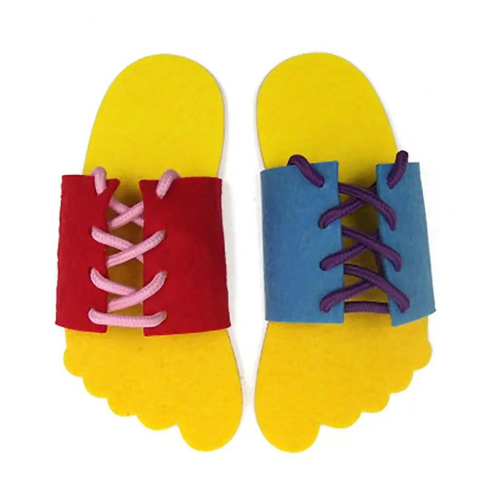 Нетканые тапочки на шнуровке - Фотография_4