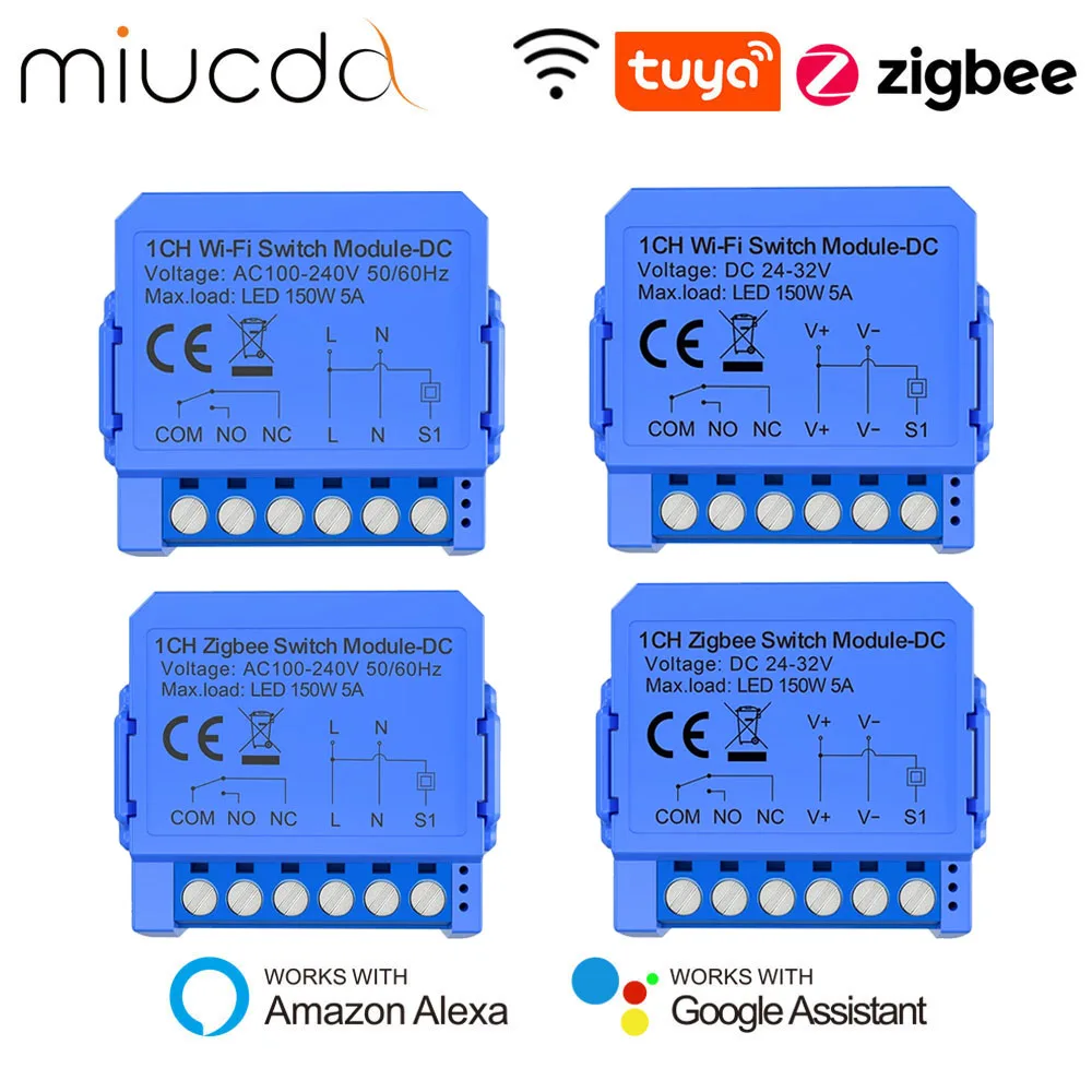 Умный модуль miucda tuya wi-fi/zigbee